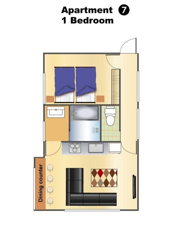 The Seasons Apartments هاكوبا المظهر الخارجي الصورة